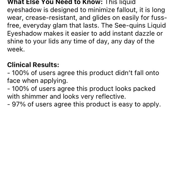❗️SOLD❗️Marc Jacobs See-Quins Glitter Liquid Eyeshadow - Picture 5 of 5